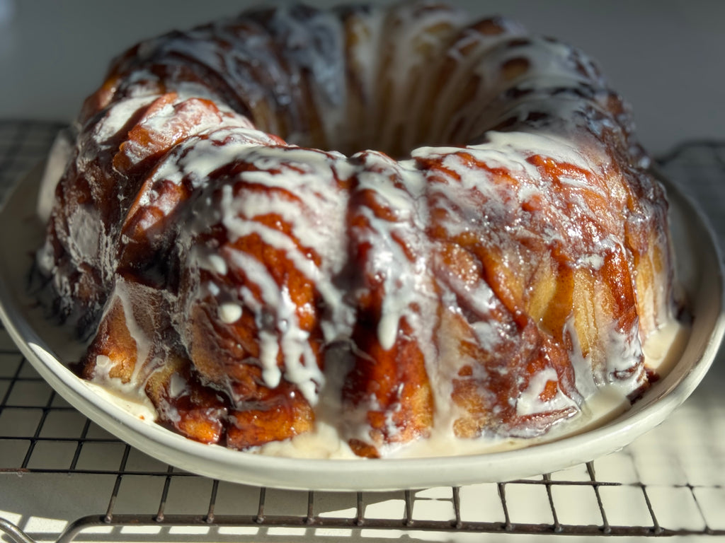 Delicious Peach Cobbler Bundt Cake