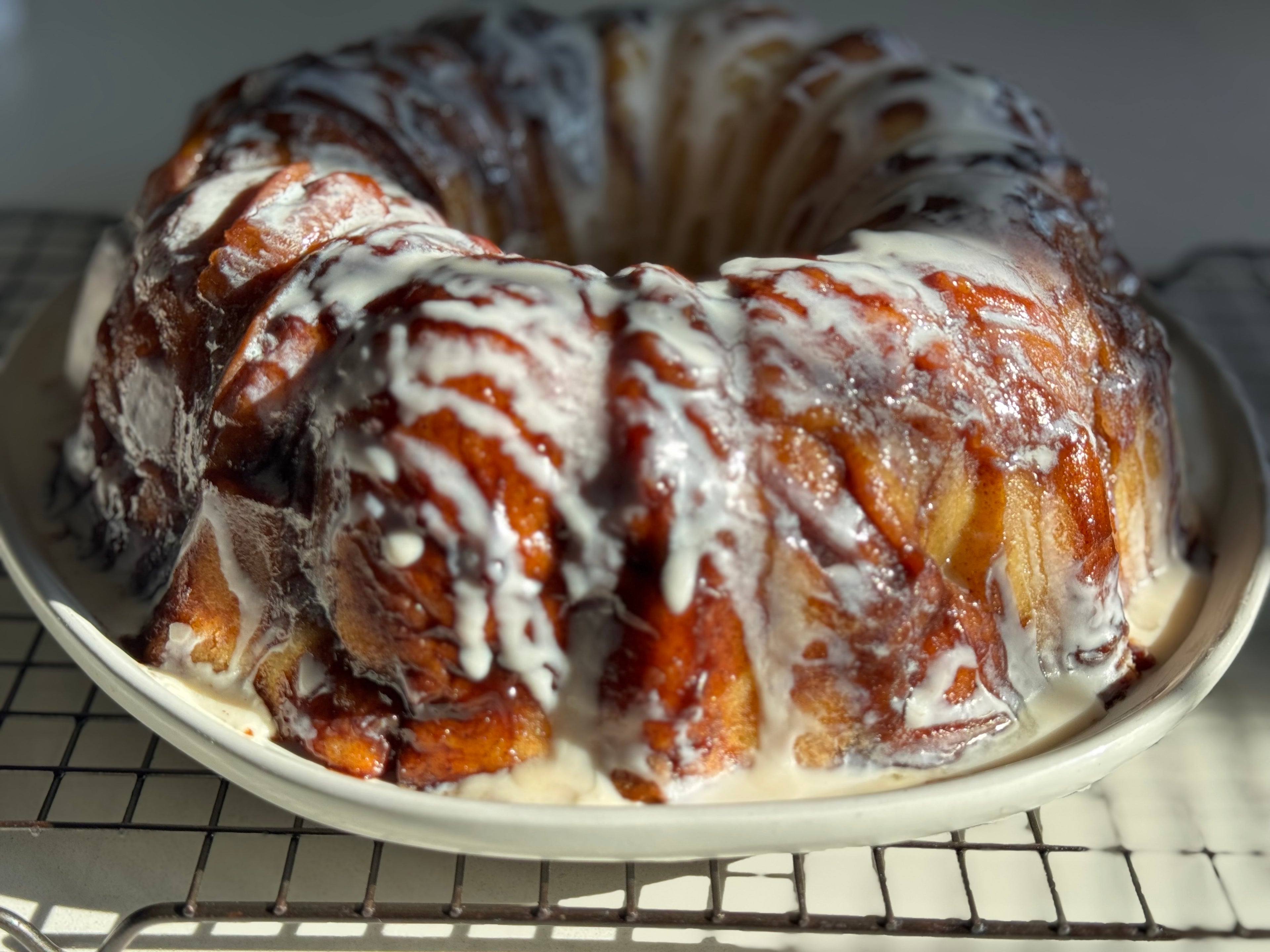 Delicious Peach Cobbler Bundt Cake
