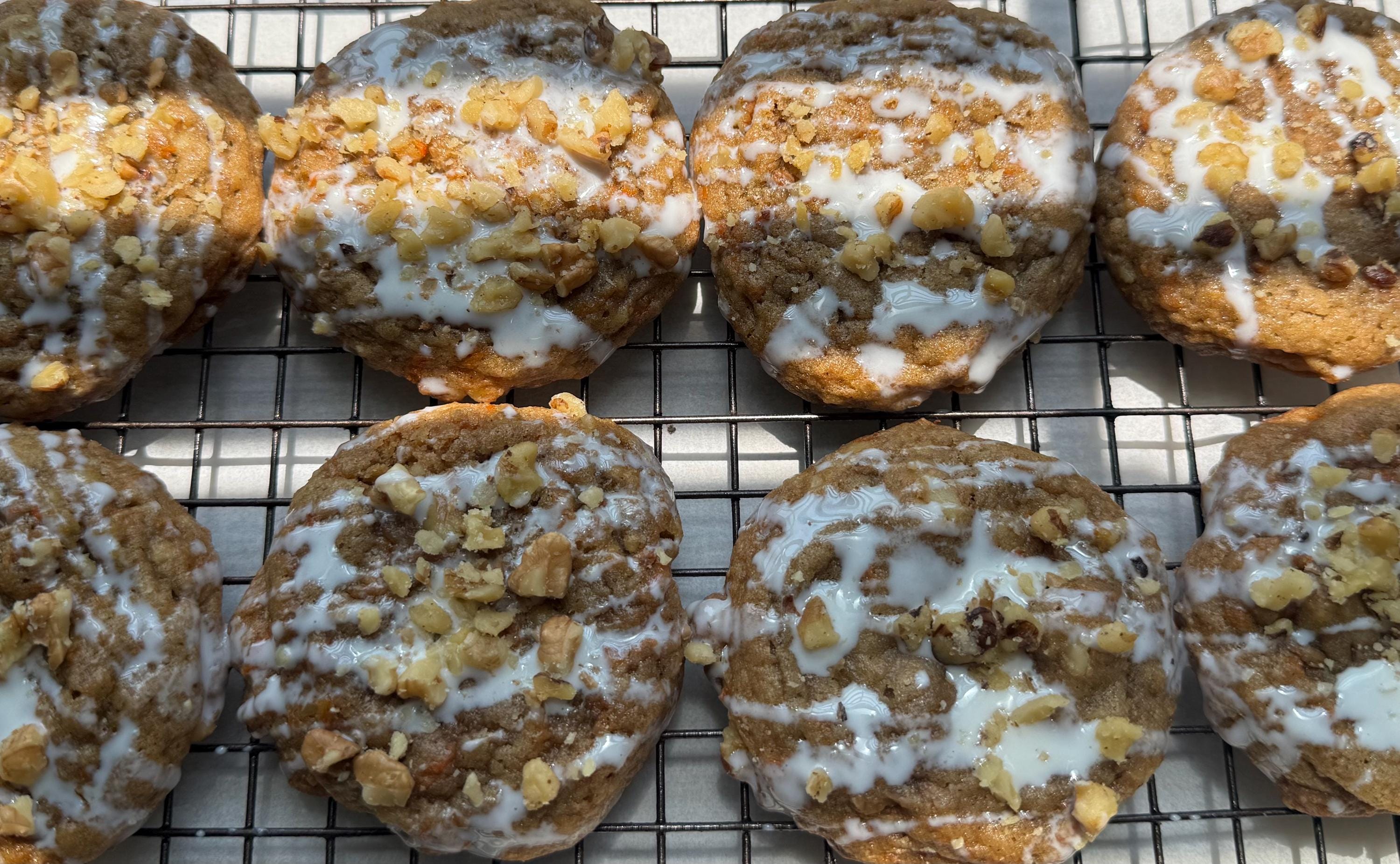 Brown Butter Carrot Cake Cookies