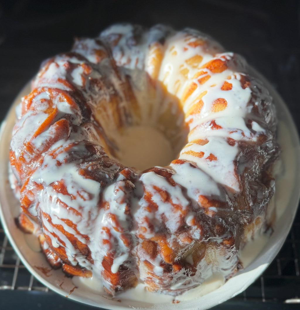 Delicious Peach Cobbler Bundt Cake