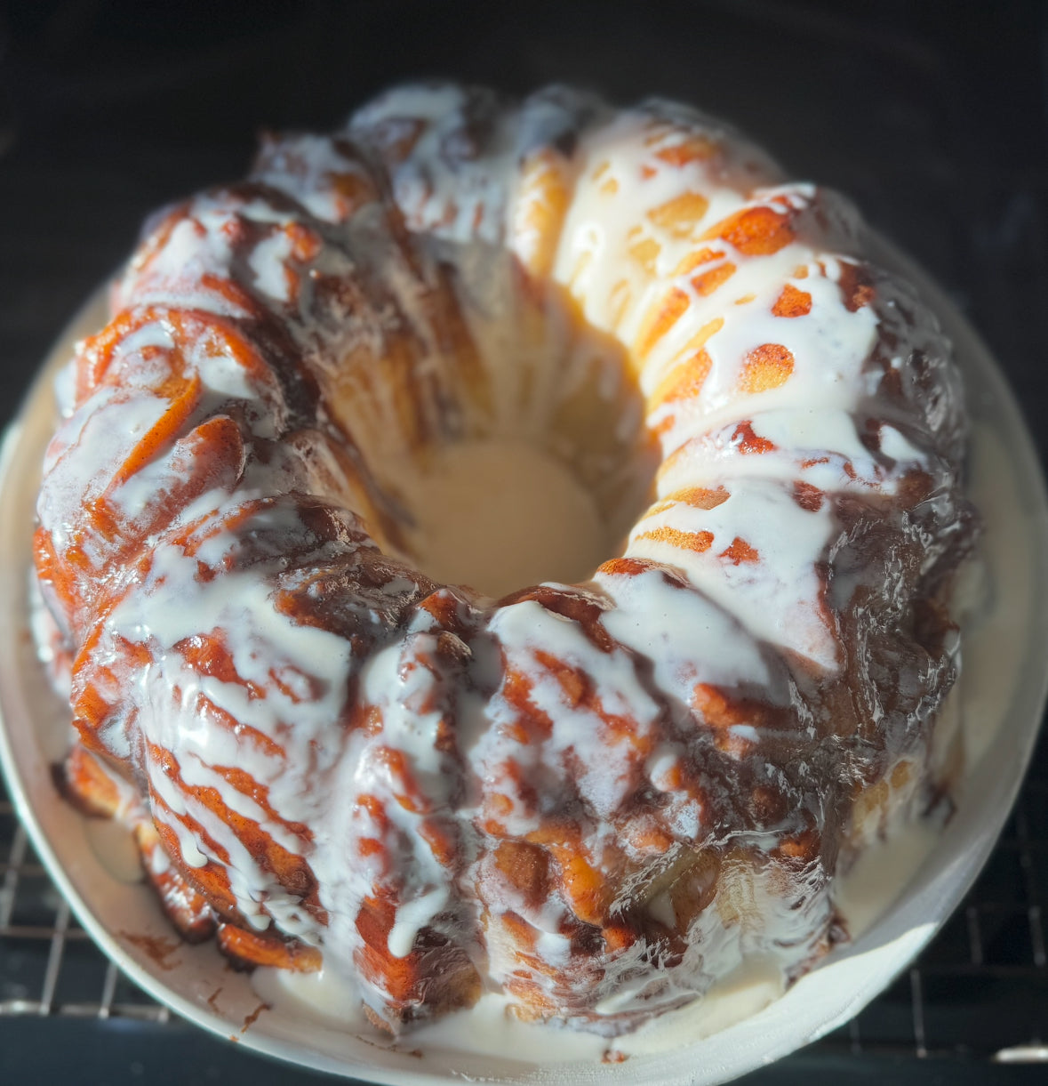 Delicious Peach Cobbler Bundt Cake
