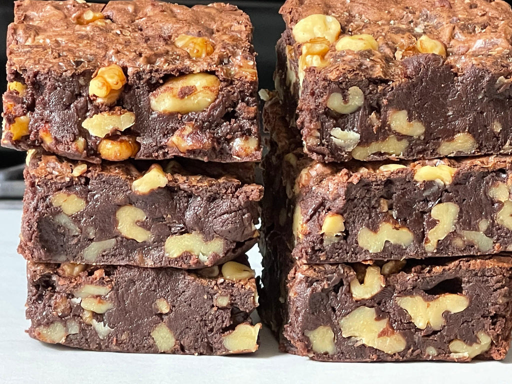 Walnut Fudge Brownies, Gourmet Chocolate Treat