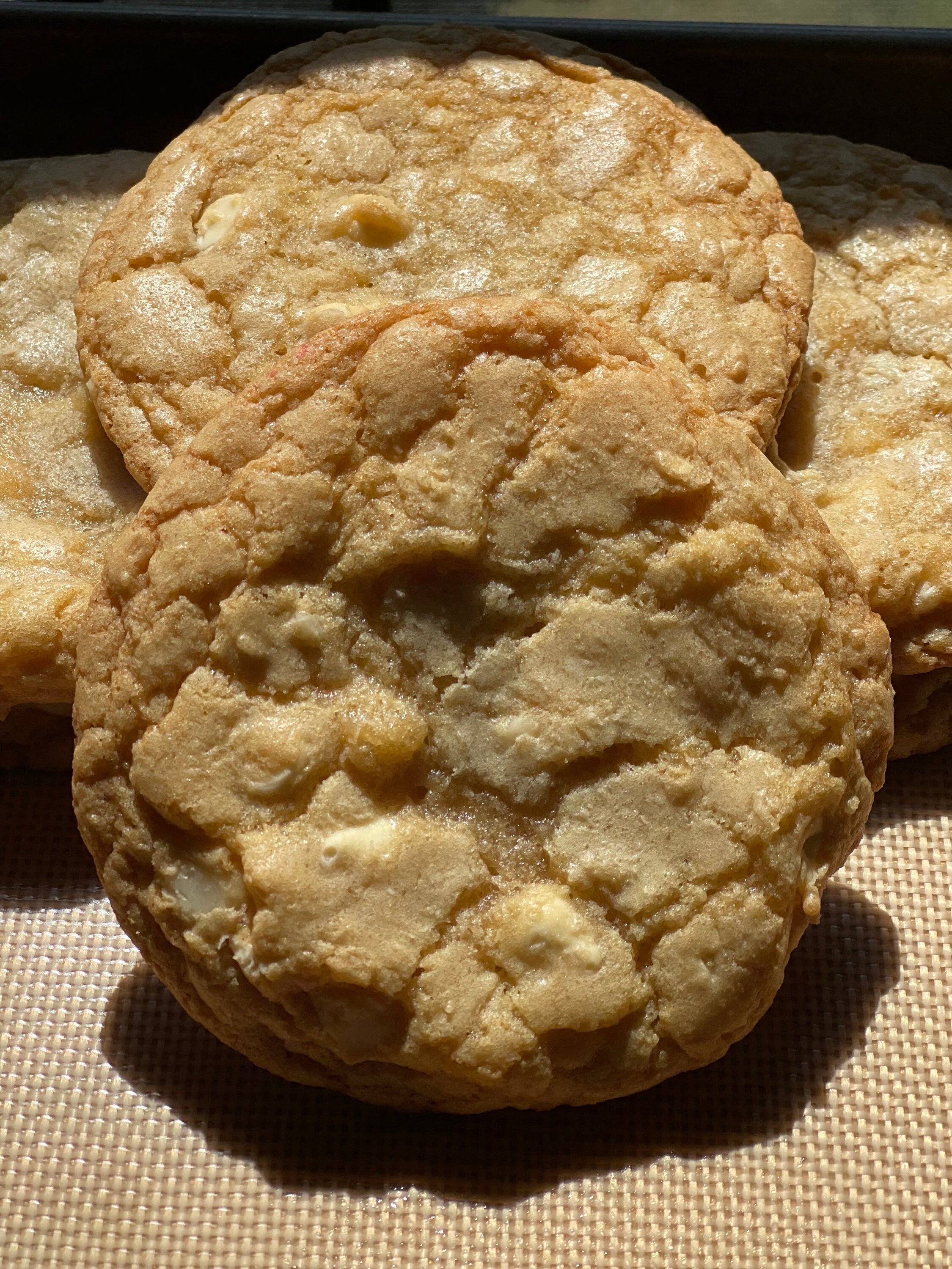 White Chocolate Macadamia Cookies