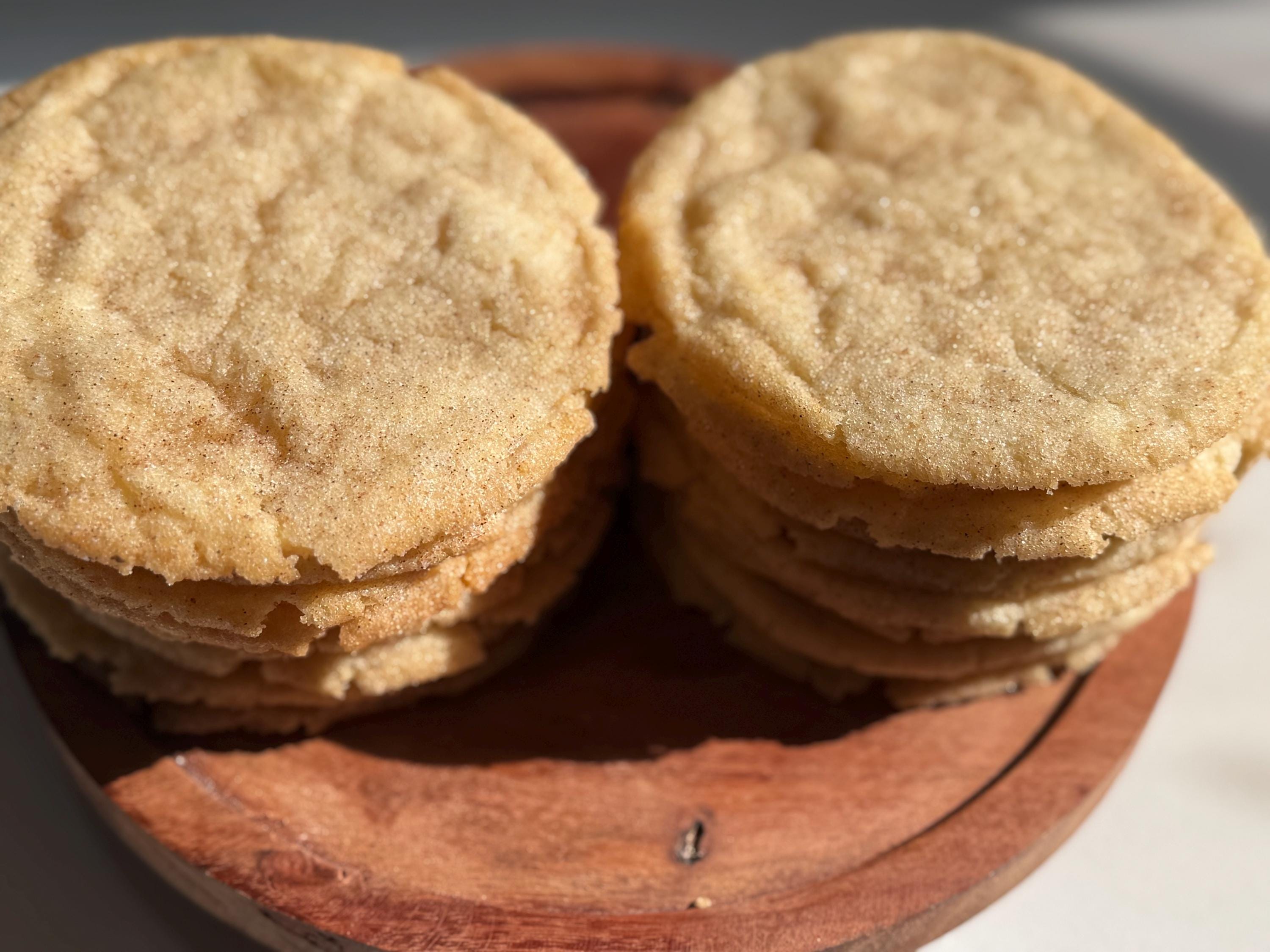 Thin & Crispy Snickerdoodle Cookies – Handmade Cinnamon Sugar Treats