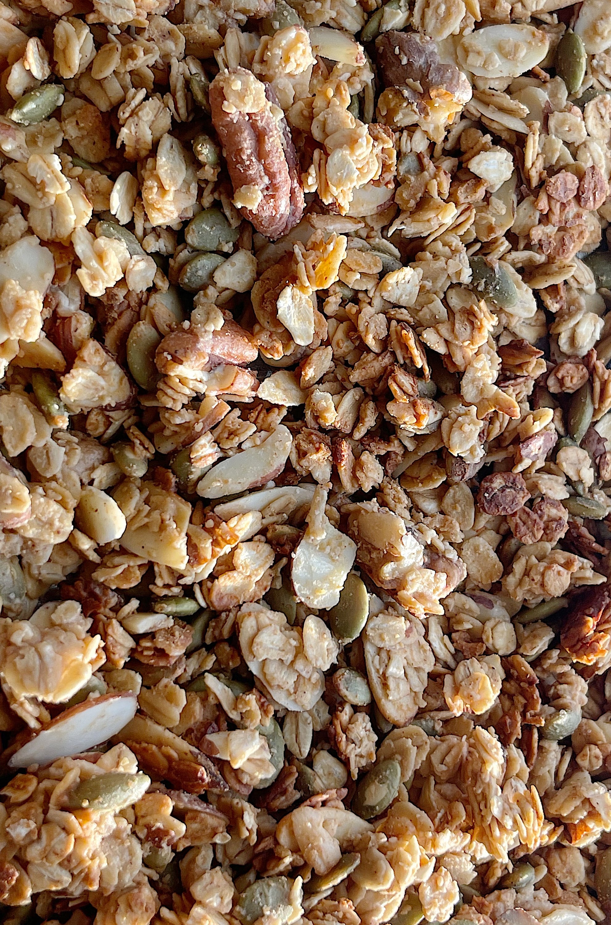 Organic healthy granola