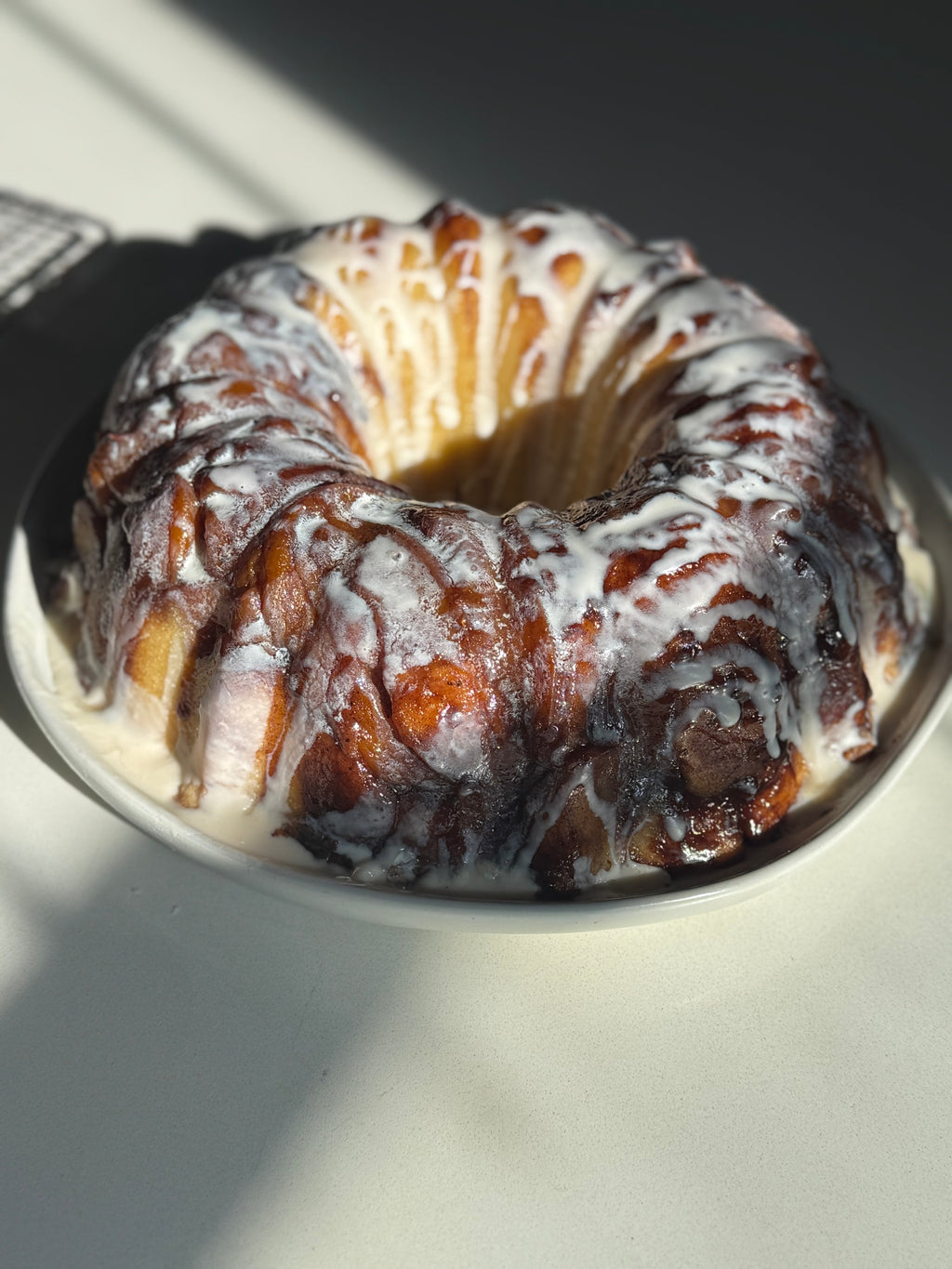 Delicious Peach Cobbler Bundt Cake
