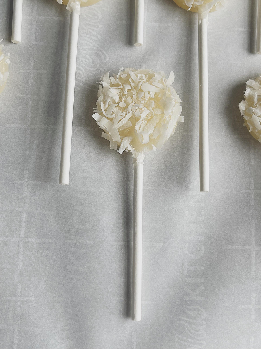 Shredded Coconut Lollipops – Handmade Tropical Candy Treat