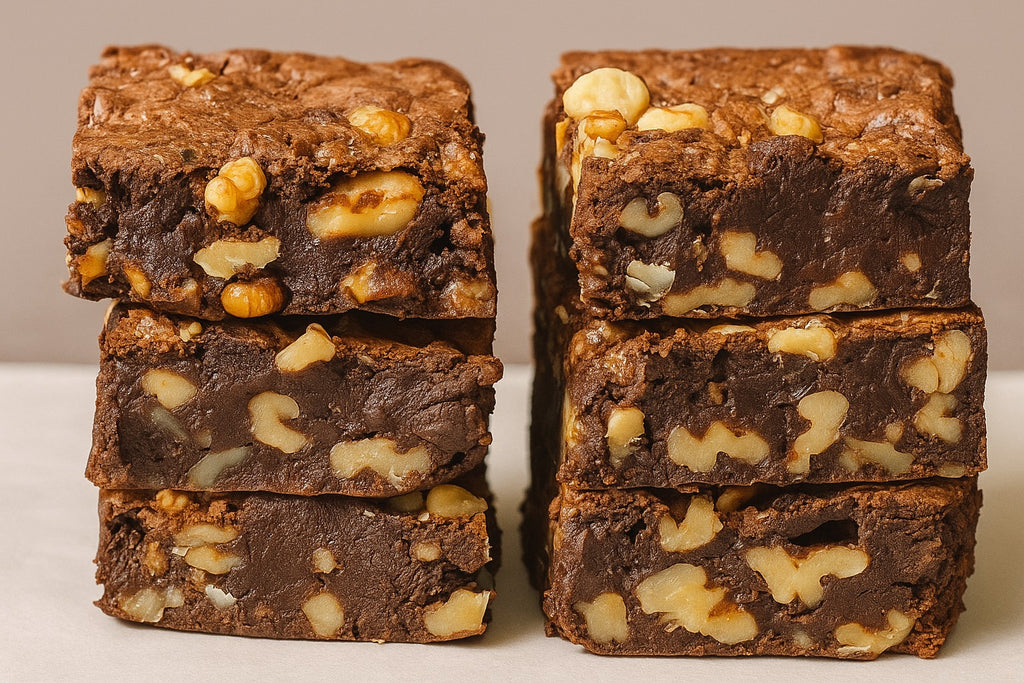 Walnut Fudge Brownies, Gourmet Chocolate Treat