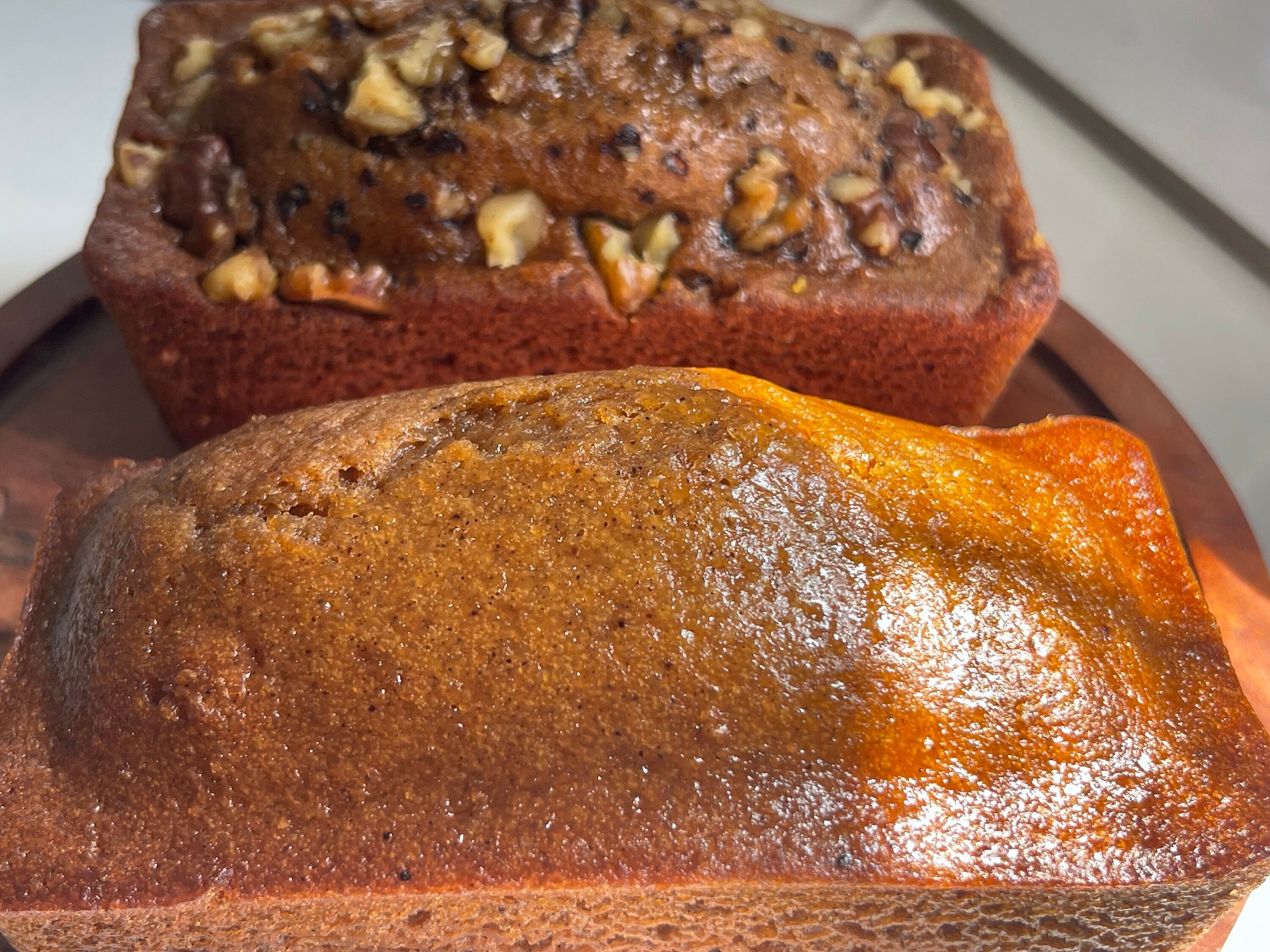 Organic pumpkin loaf