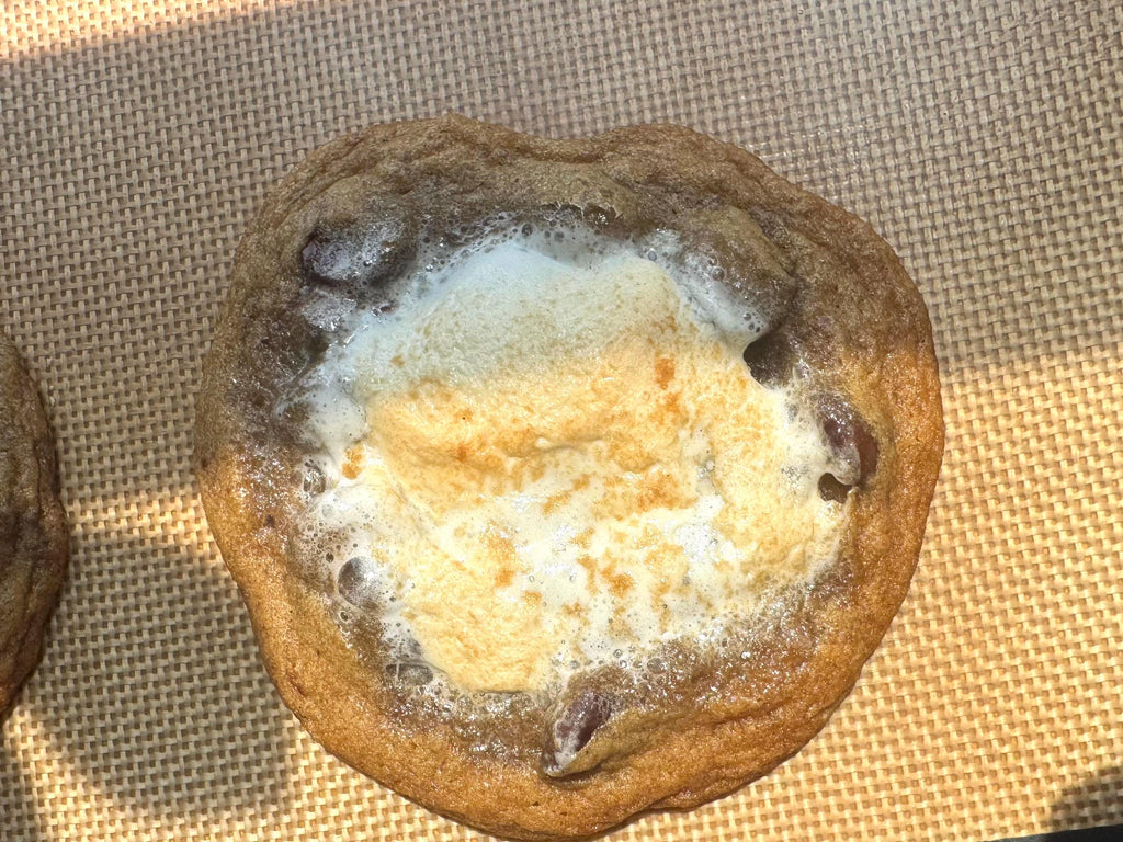 S’mores Chocolate Chip Cookies- Gooey