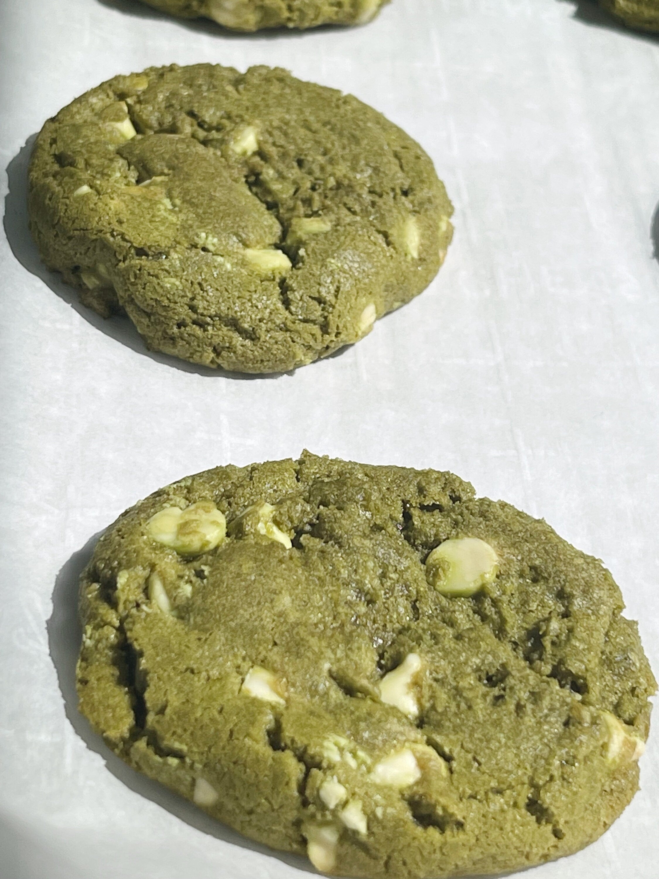 Matcha White Chocolate Cookies