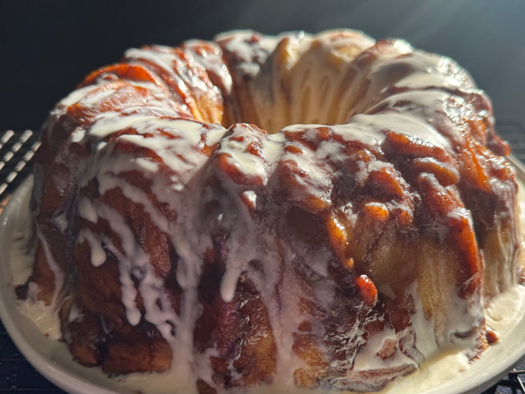 Delicious Peach Cobbler Bundt Cake