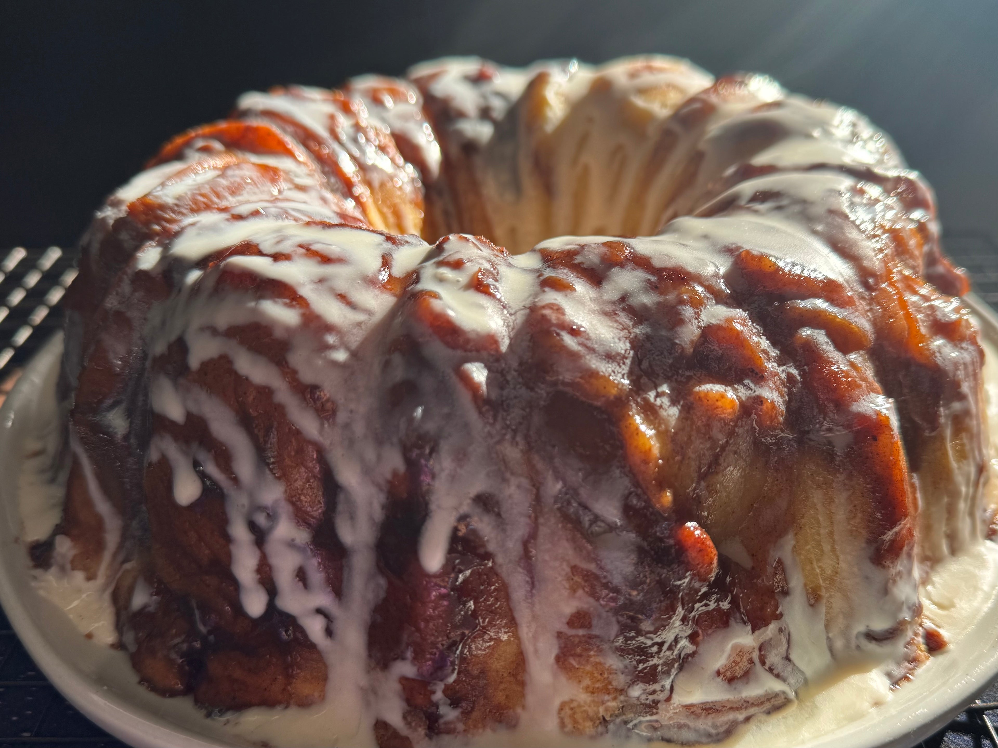 Delicious Peach Cobbler Bundt Cake