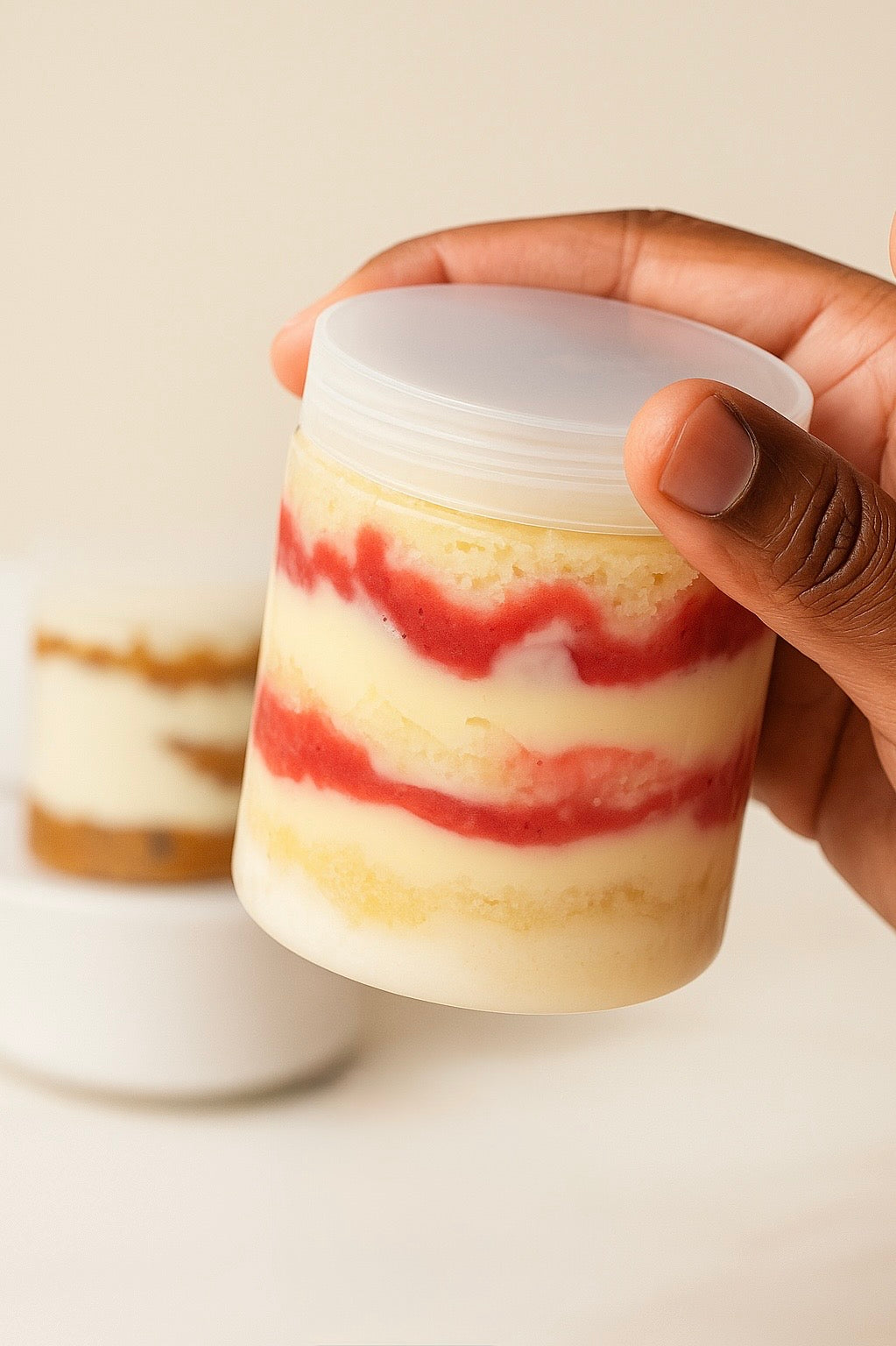 Handmade Cake Jars 4-Pack – Gourmet Dessert Gift Set