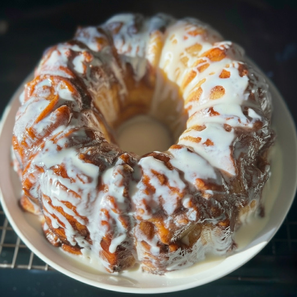 Delicious Peach Cobbler Bundt Cake