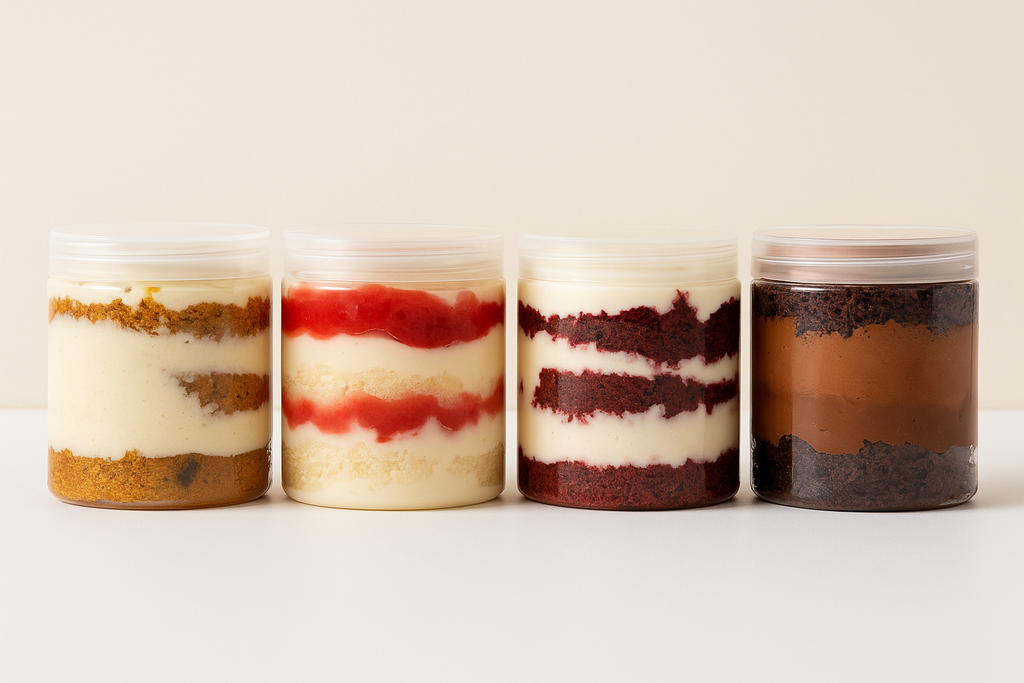 Fluffy Southern Red Velvet Cake with Chantilly Filling (4 Jars)