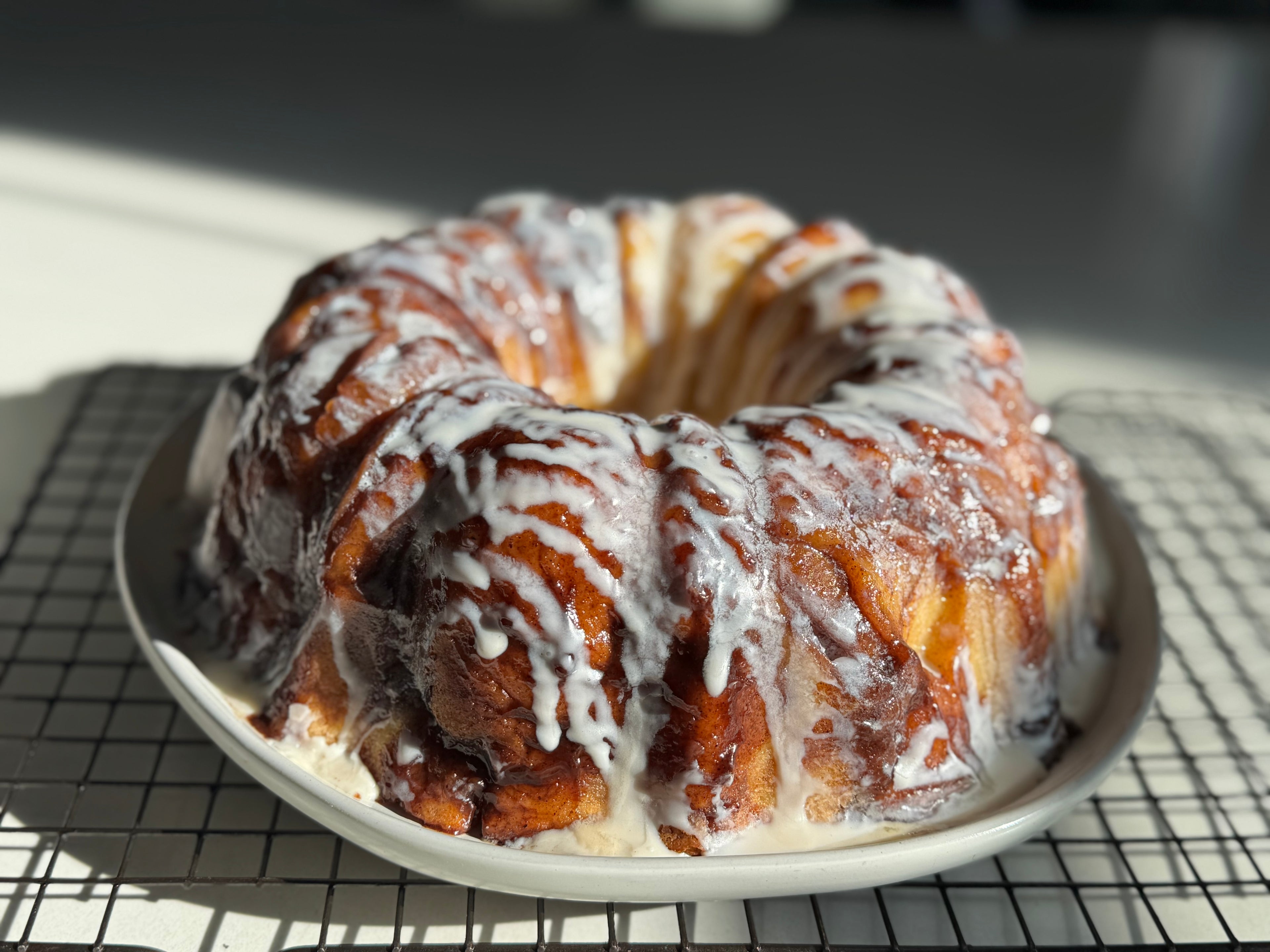 Delicious Peach Cobbler Bundt Cake
