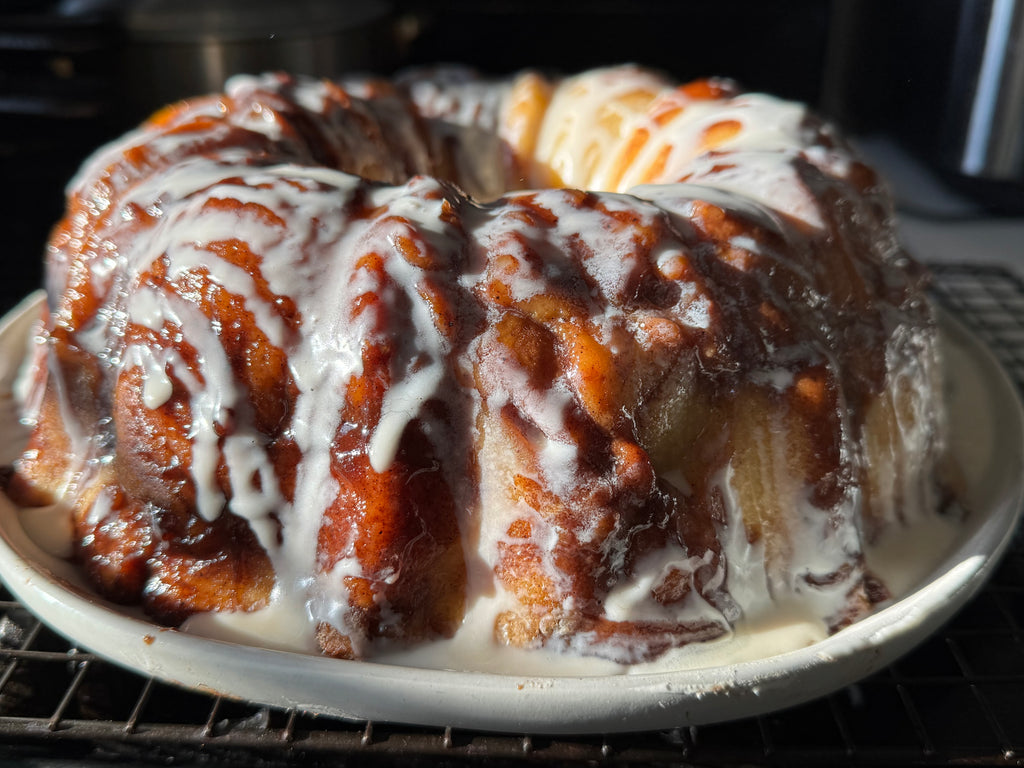 Delicious Peach Cobbler Bundt Cake