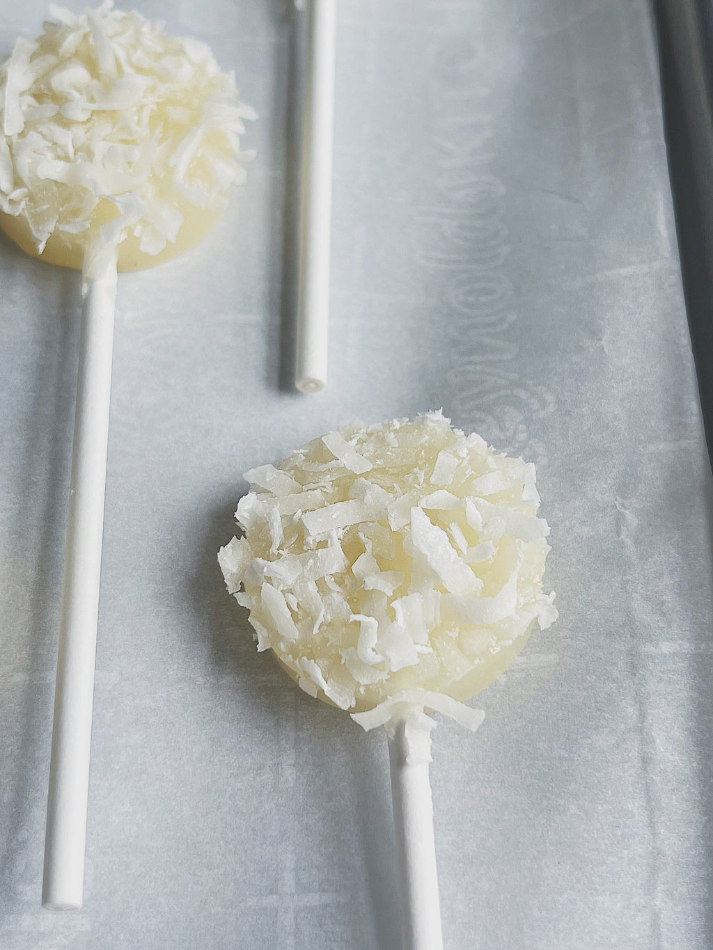 Shredded Coconut Lollipops – Handmade Tropical Candy Treat
