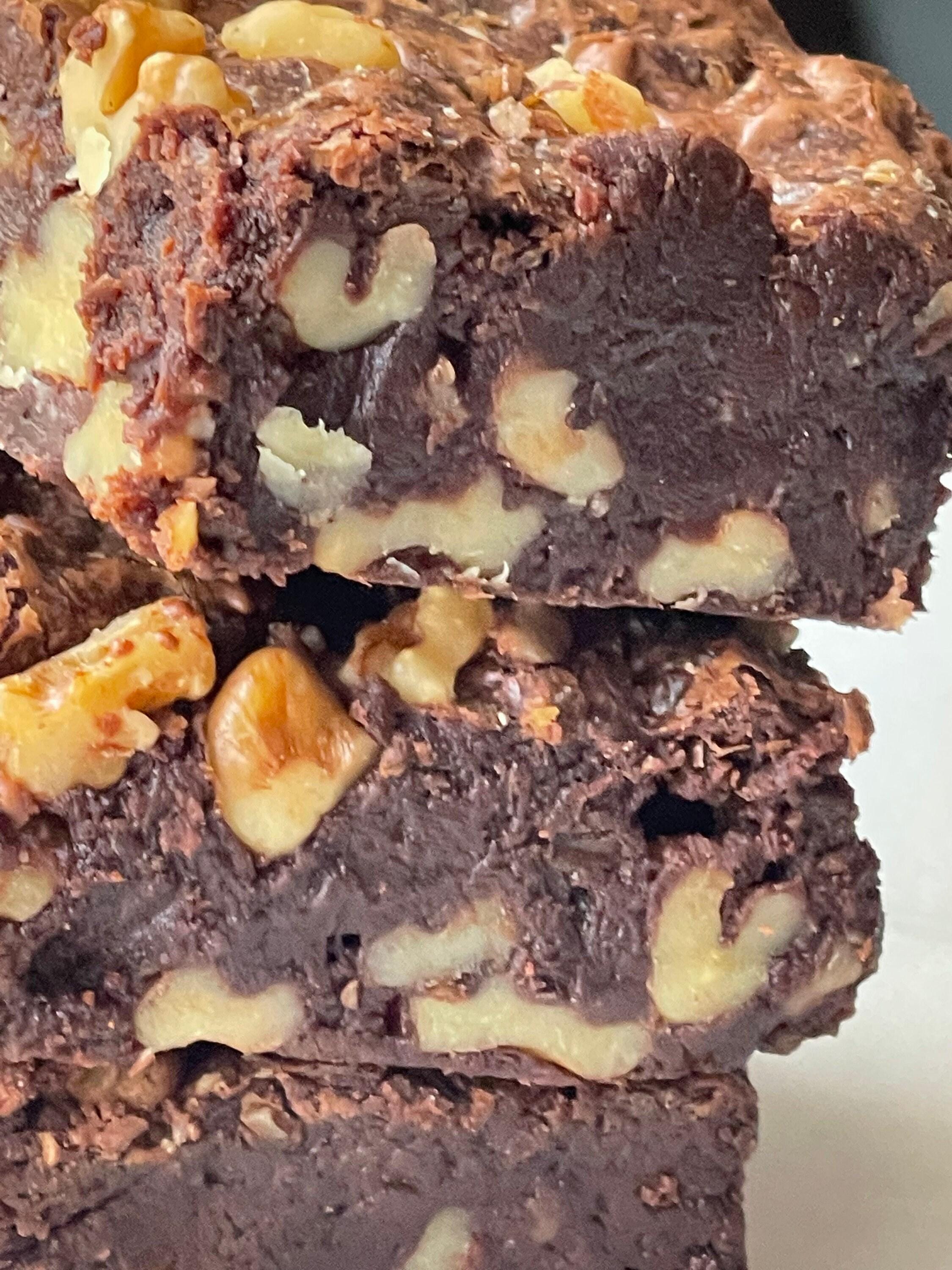 Walnut Fudge Brownies, Gourmet Chocolate Treat