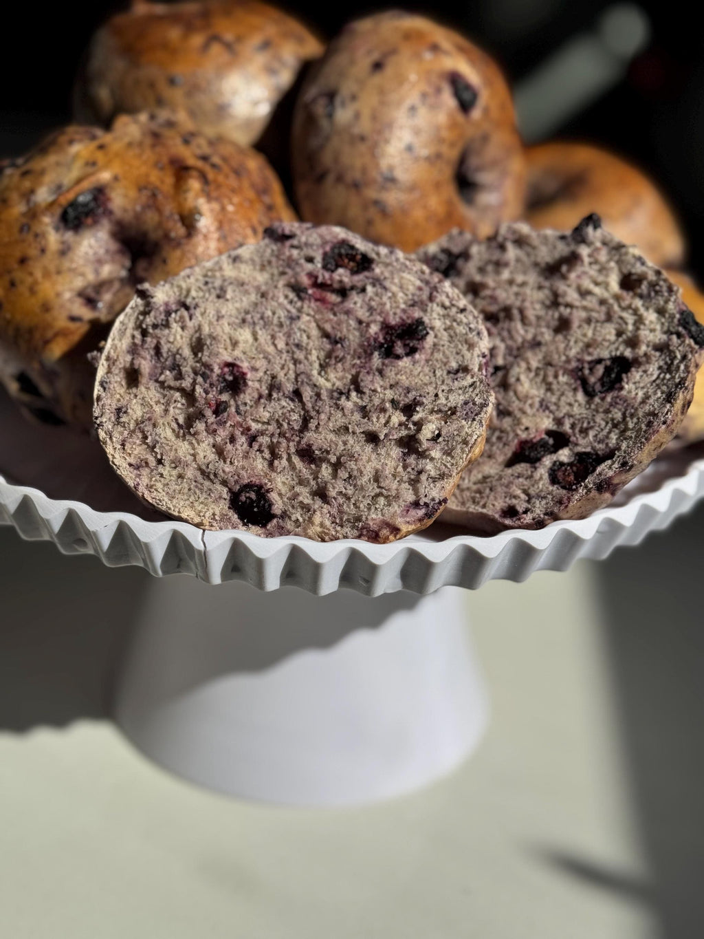 New York Blueberry Bagels (6 per order)