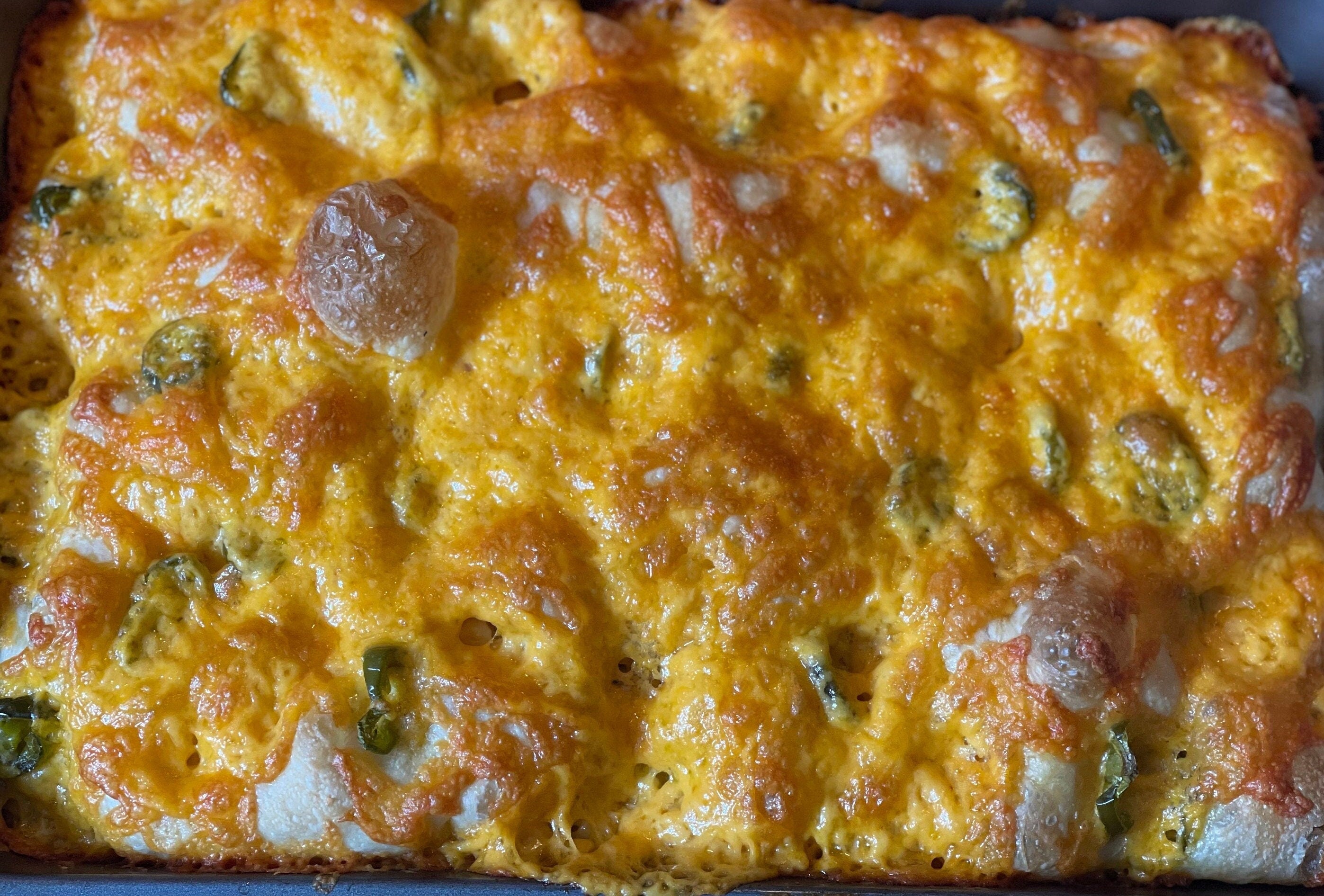 Cheddar Jalapeño Focaccia Bread