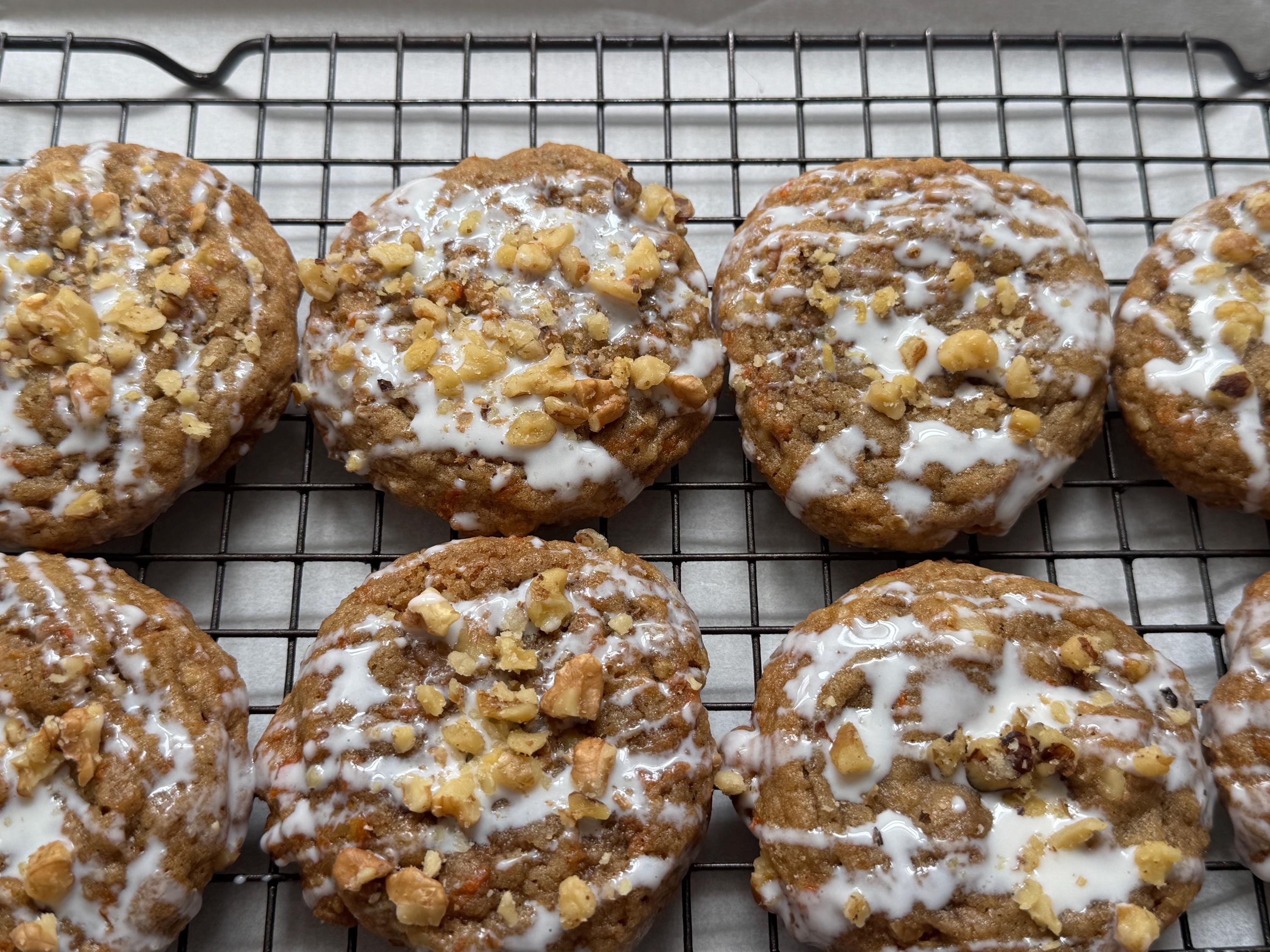 Brown Butter Carrot Cake Cookies
