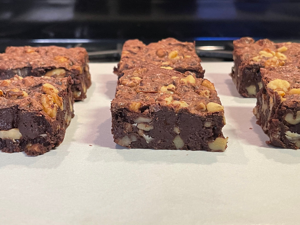 Walnut Fudge Brownies, Gourmet Chocolate Treat