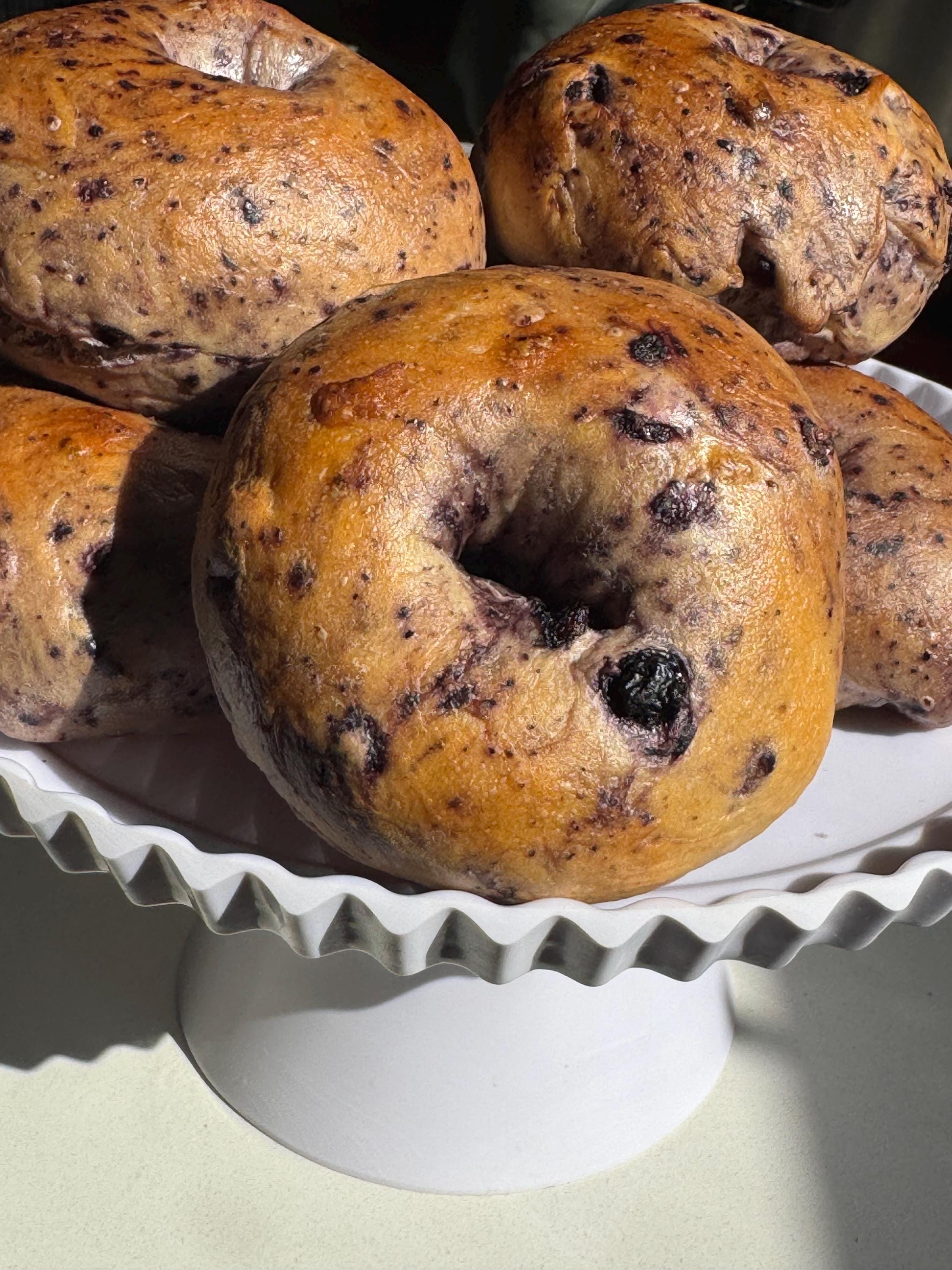 New York Blueberry Bagels (6 per order)