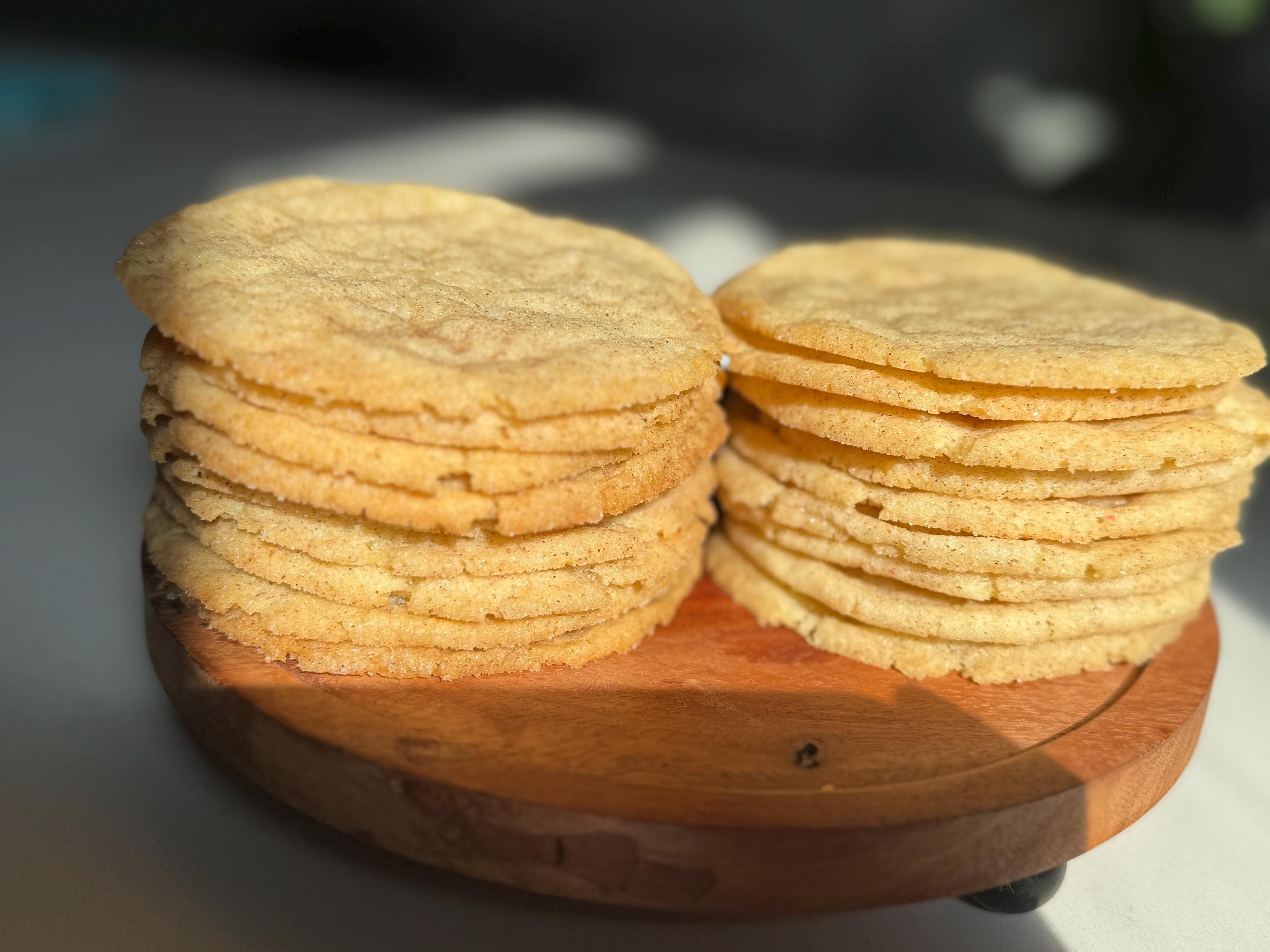 Thin & Crispy Snickerdoodle Cookies – Handmade Cinnamon Sugar Treats