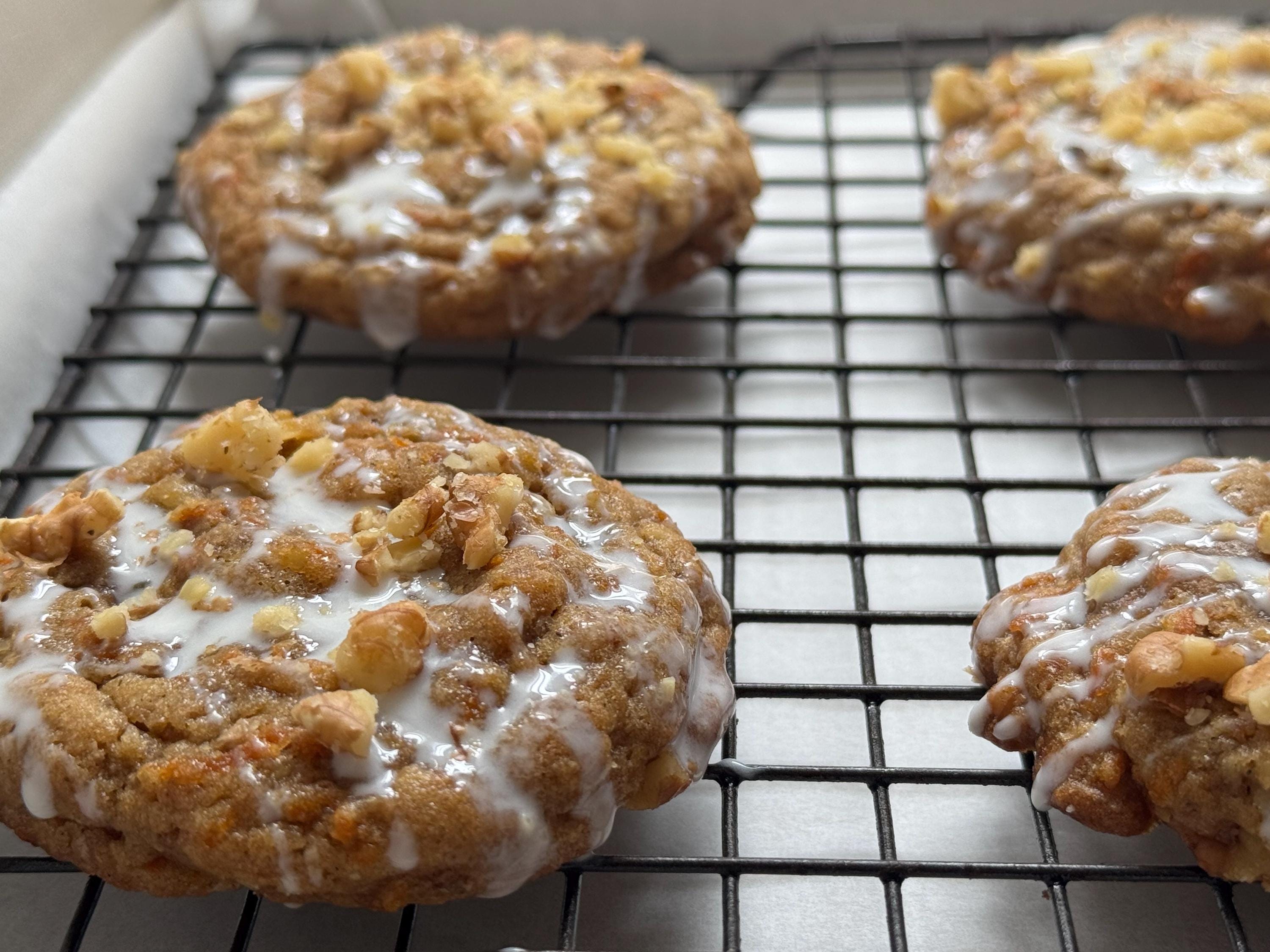Brown Butter Carrot Cake Cookies