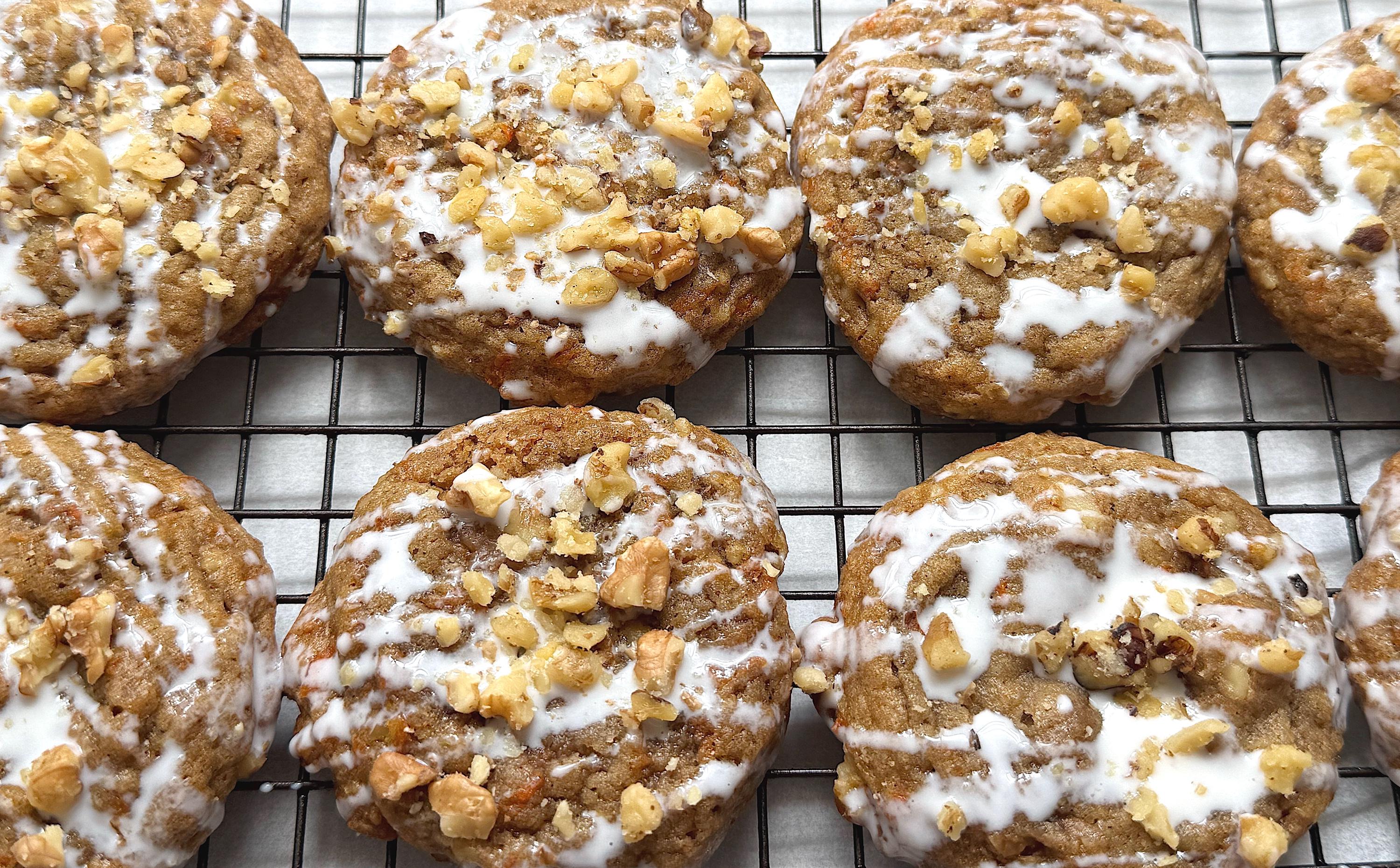 Brown Butter Carrot Cake Cookies