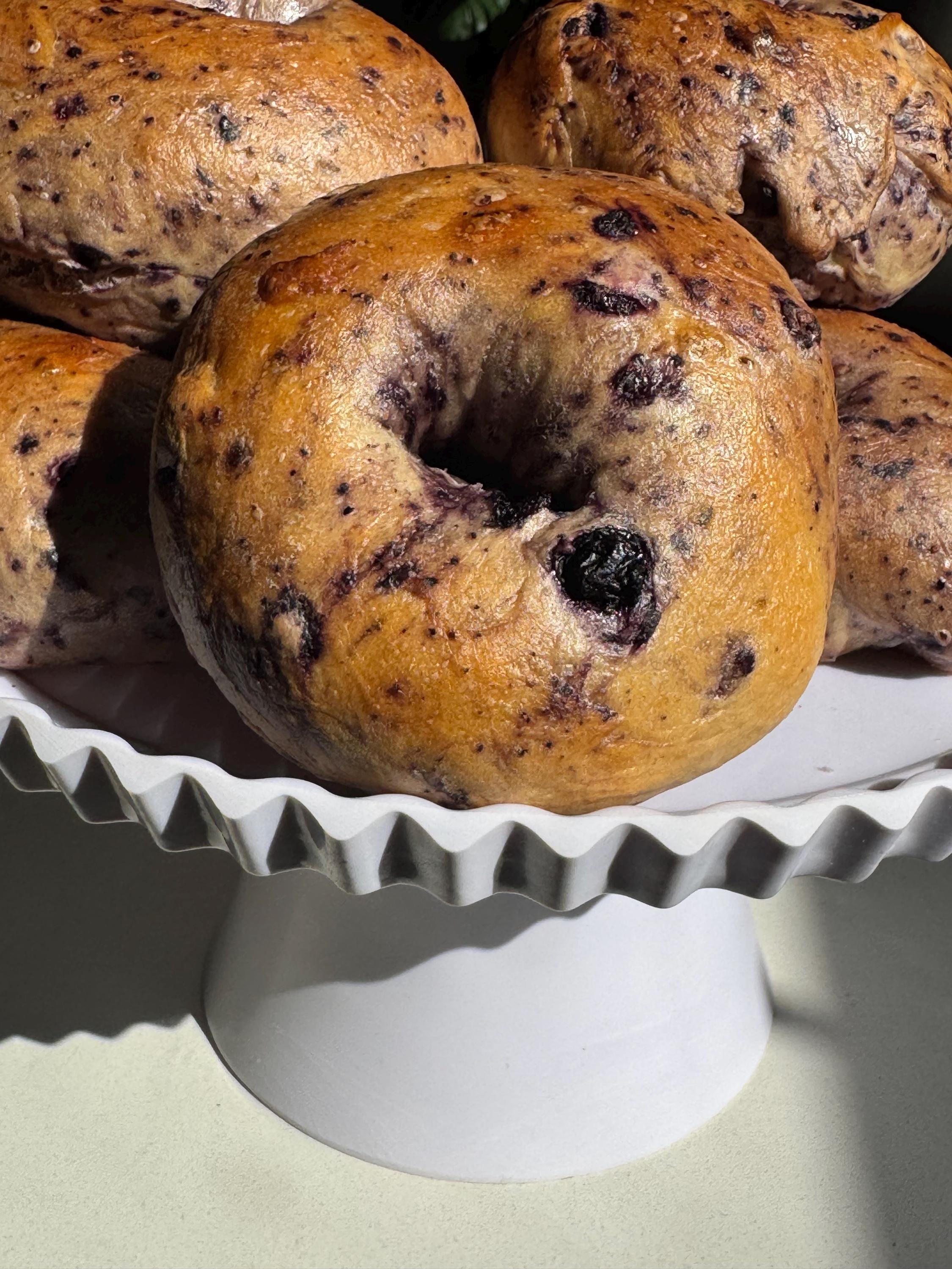 New York Blueberry Bagels (6 per order)